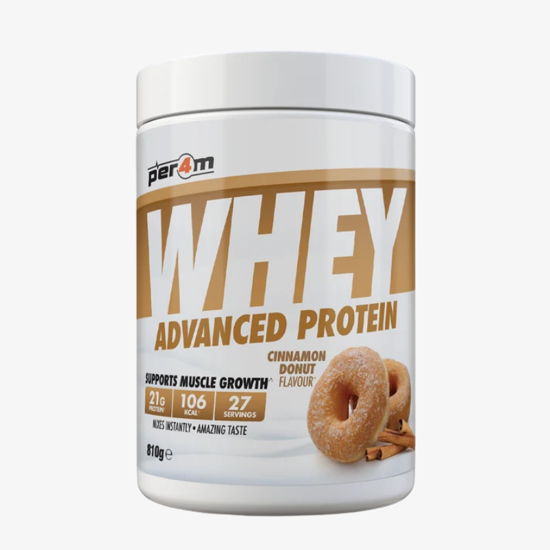 Whey Protein Per4m protéine whey goût Cinnamon Donut 810 g