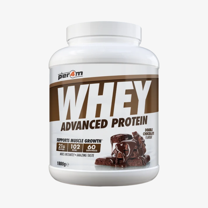 Whey Protein Per4m protéine whey goût Double Chocolat 1,8 kg