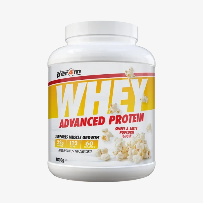 Whey Protein Per4m protéine whey goût Popcorn 1,8 kg