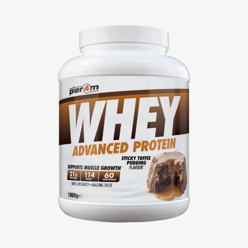 Whey Protein Per4m protéine whey goût Sticky Toffee Pudding 1,8 kg